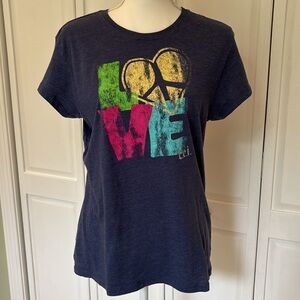 LEI Navy Graphic Tee - Short Sleeve